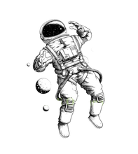 Lade das Bild in den Galerie-Viewer, Astronaut